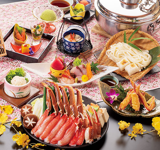 かにしゃぶ会席「姫の舞」